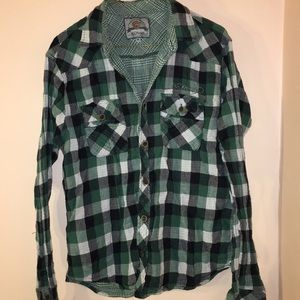 Vintage Ed Hardy Rhinestoned Flannel